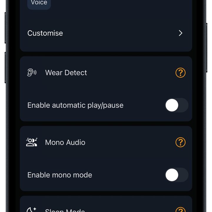 Cambridge Audio Melomania app for iOS: main menu (2).