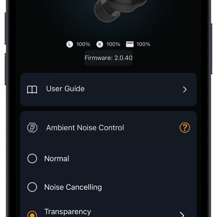 Cambridge Audio Melomania app for iOS: main menu (1).