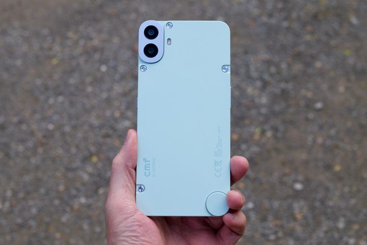 A person holding the CMF Phone 1.