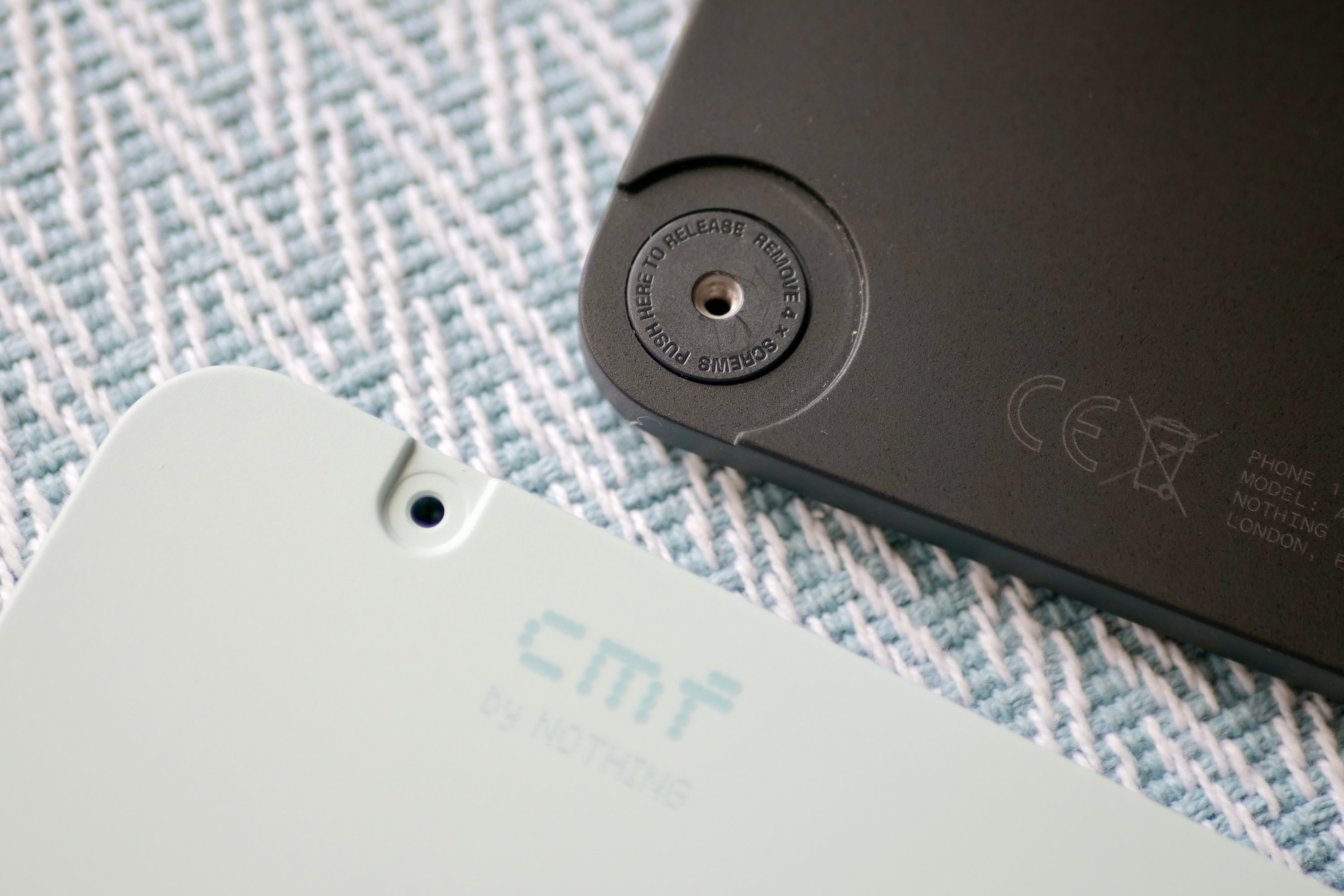 The CMF Phone 1's lanyard feature.