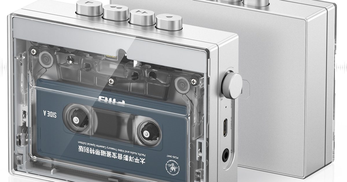FiiO CP13 Portable Cassette Player (Blue) - Open Box, Like New!