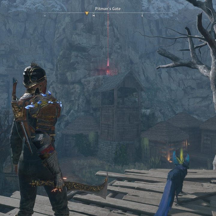 An image that shows an Inaya Shrine in the distance.