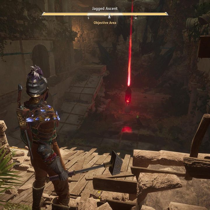 An image that shows an Inaya Shrine near the player.