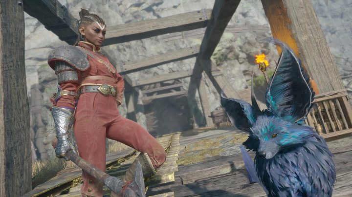 Nor and Enki pose in Flintlock: The Siege of Dawn.