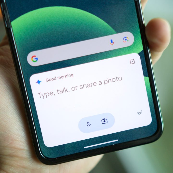 Google Gemini running on an Android phone.