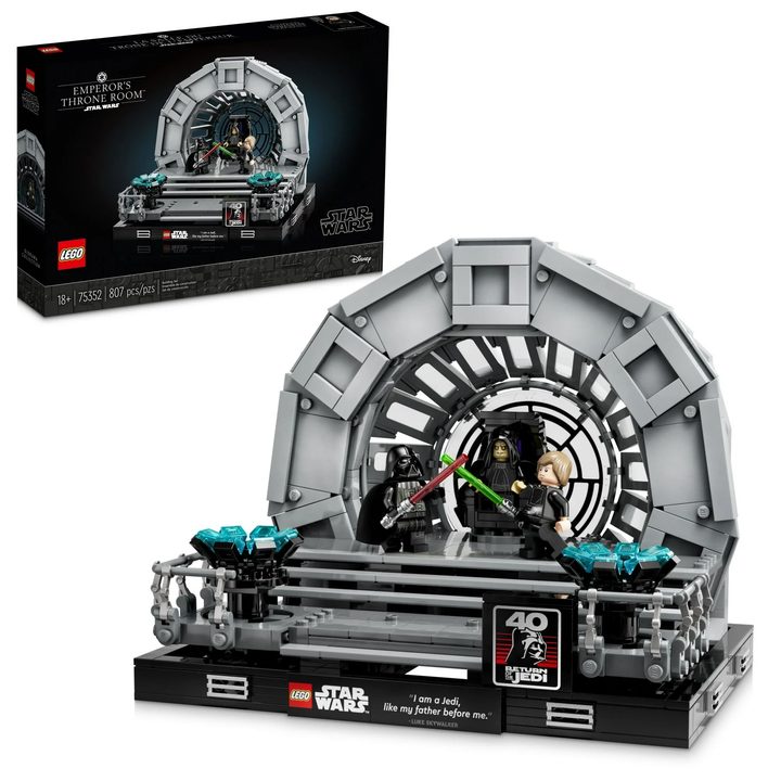 The Lego Star Wars Emperor's Throne Room Lego kit.