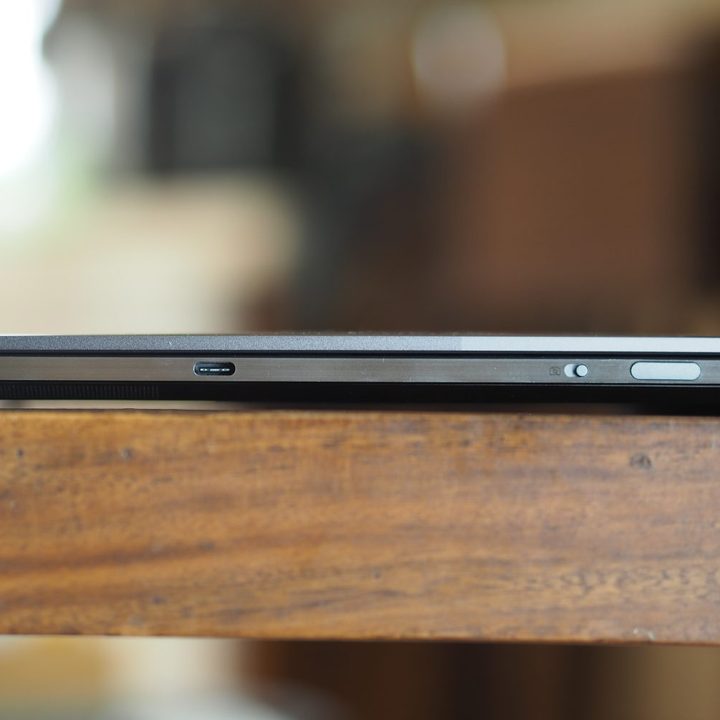 Lenovo ThinkBook 13x Gen 4 left side view showing ports.