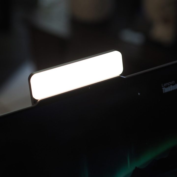 Lenovo ThinkBook 13x Gen 4 Magic Bay light on.