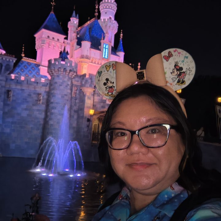 Night selfie taken with a Motorola Razr 2024.