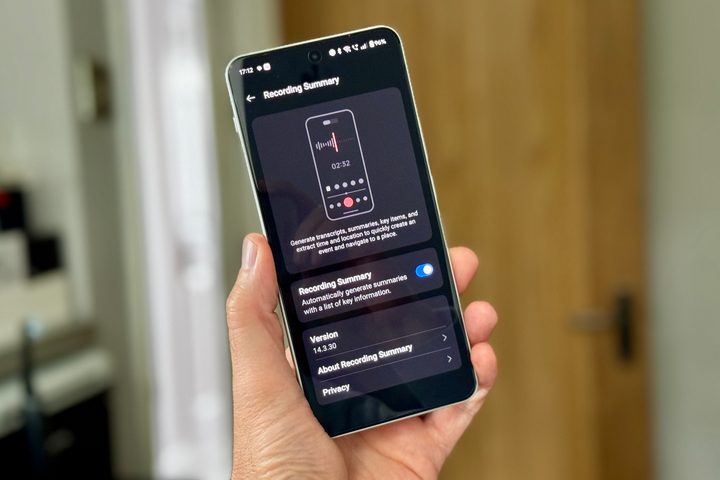 The OnePlus Nord 4's Audio Summary feature.