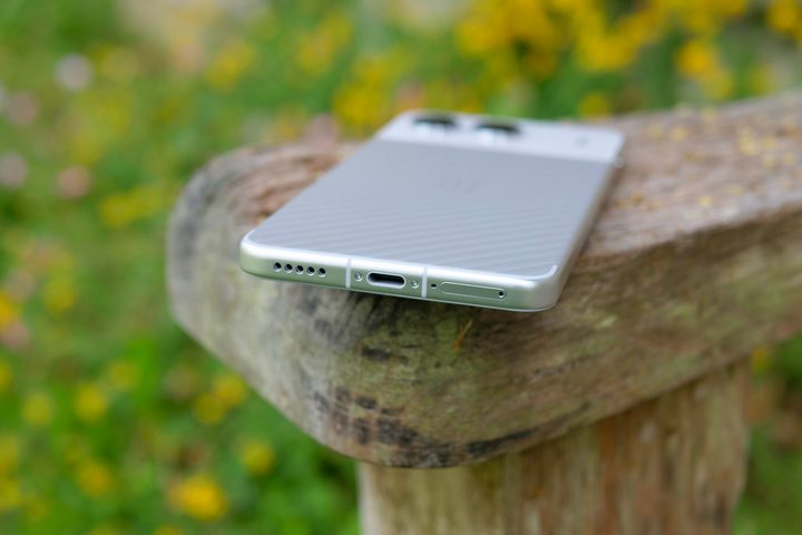 The charging port on the OnePlus Nord 4.