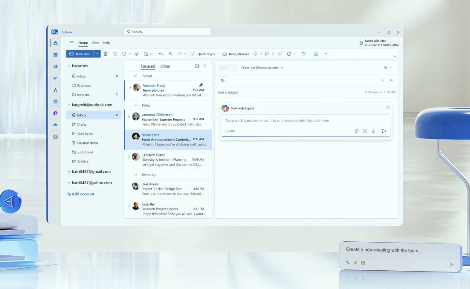 I used Copilot in Outlook to clear my inbox every morning for a week ...