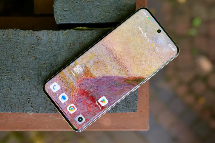 The Realme 13 Pro+'s screen.
