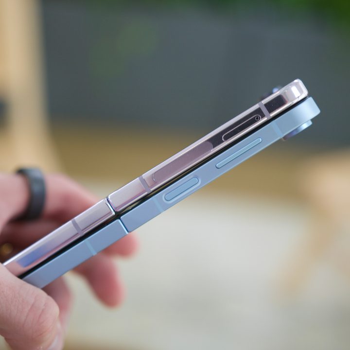 The Samsung Galaxy Z Flip 6 and Galaxy Z Flip 5 next to each other.
