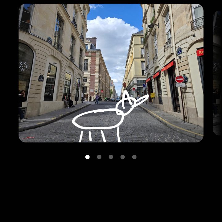 An example of Galaxy AI's Sketch to Image feature, which takes a doodle and turns it into a more impressive image.