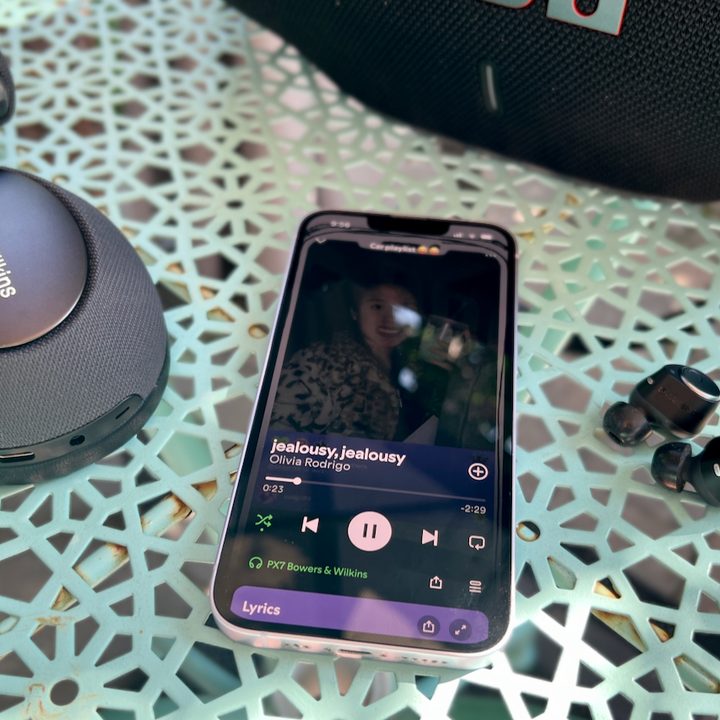 The Spotify app on a phone screen.