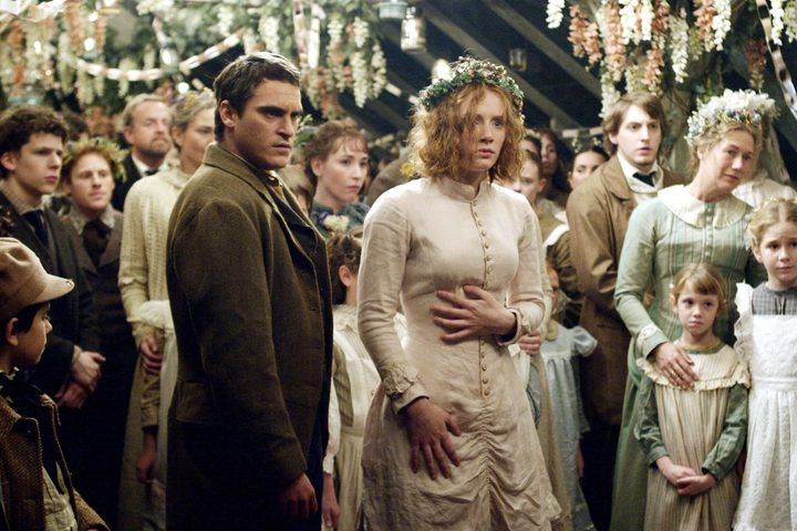 A couple gets married in The Village.