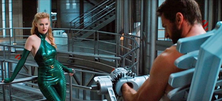 Viper looks at Wolverine in The Wolverine.