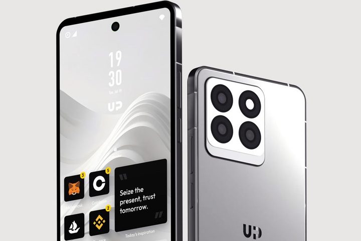 A render of the Up Mobile smartphone.