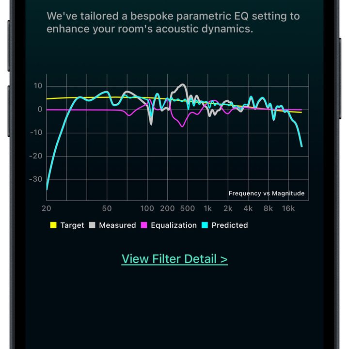 Wiim app for iOS: Room correction 4.