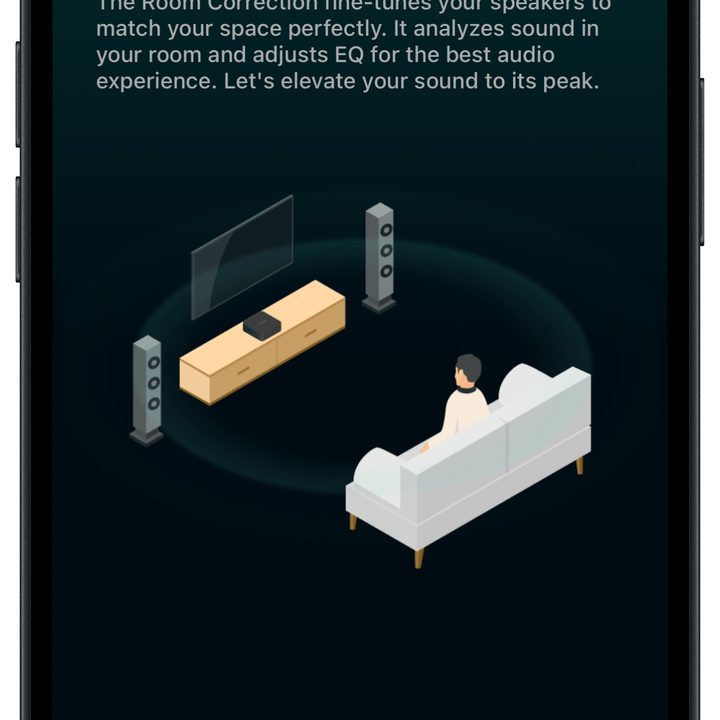 Wiim app for iOS: Room correction 1.