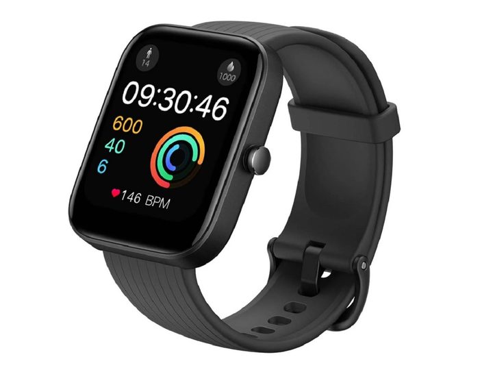 The Amazfit Bip 3 Urban Edition smartwatch on a white background.