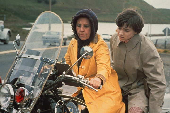 Bud Cort and Ruth Gordon in Harold and Maude (1971)