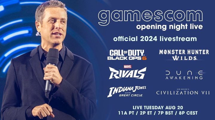 The key art for Gamescom Opening Night Live 2024