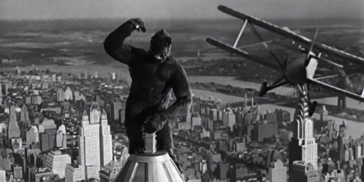 King Kong in New York City in 1933 movie