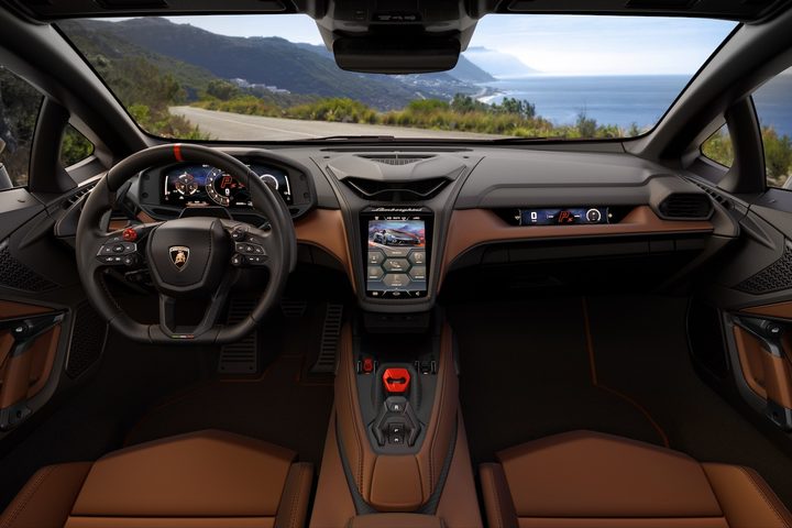 Lamborghini Temerario interior.