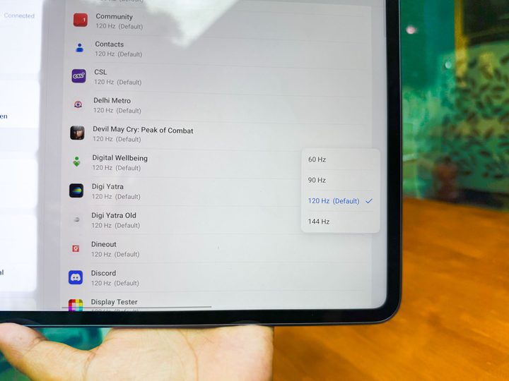 Display optimization on OnePlus Pad 2.