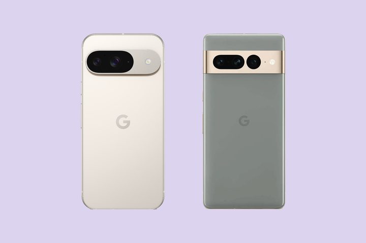 Google Pixel 9 Pro vs. Pixel 7 Pro.