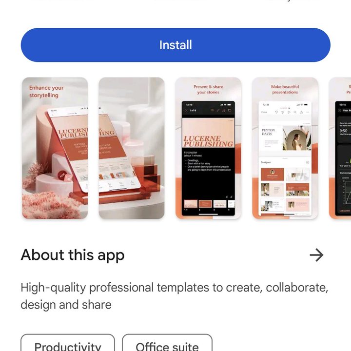 how to download microsoft powerpoint install google play