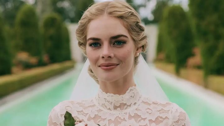 Samara Weaving in Ready or Not.