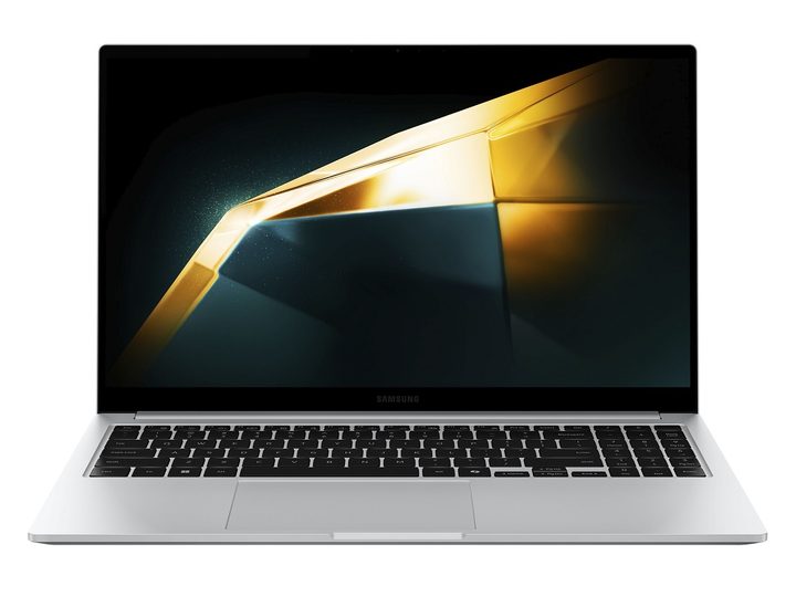 The Samsung Galaxy Book4 laptop on a white background.