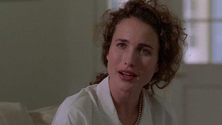 Andie MacDowell in Sex, Lies & Videotape.