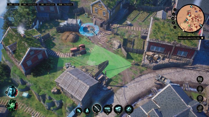 Stealth gameplay from Sumerian Six.