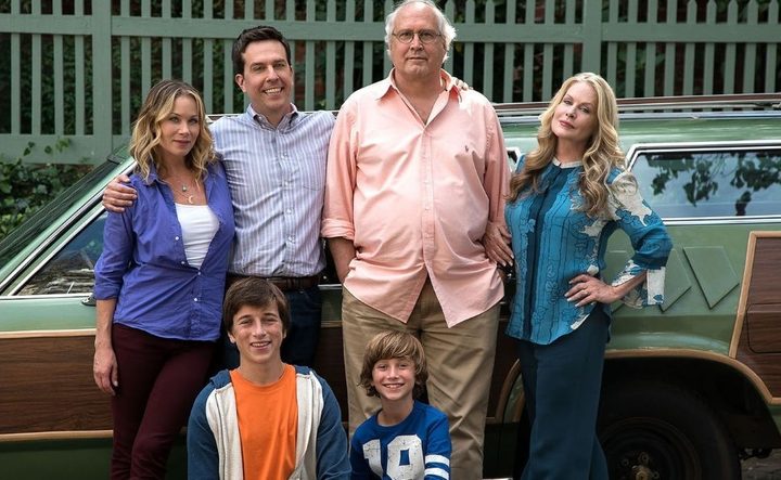The Griswold family in Vacation movie 2015