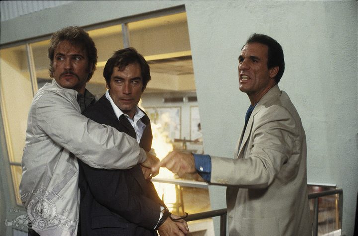 The cast of Licence to Kill.