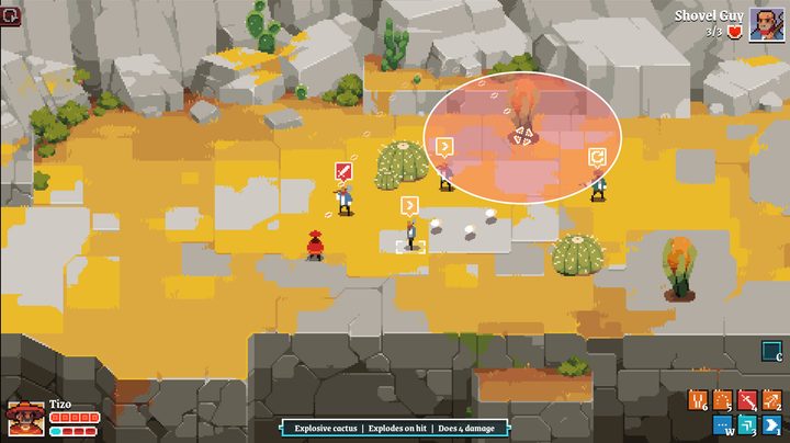 Characters face off in battle in Arco.
