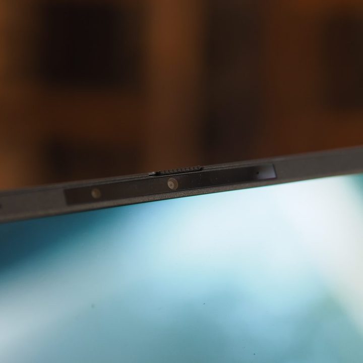 Asus Vivobook S 15 CoPilot+ front view showing webcam.