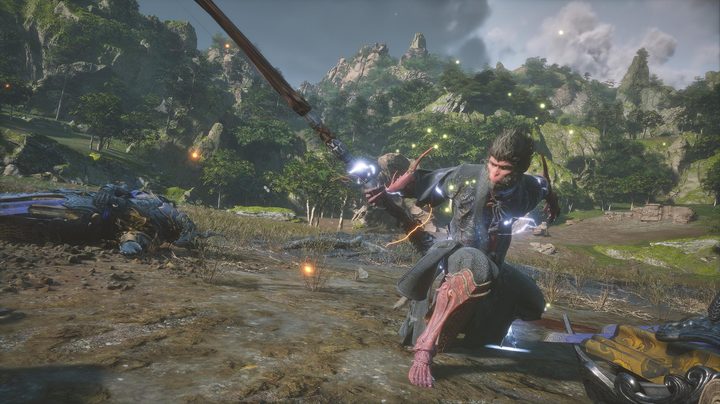 A stance in Black Myth: Wukong.
