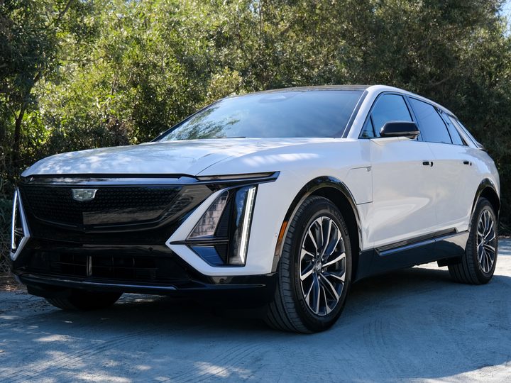 Cadillac Lyriq front and side