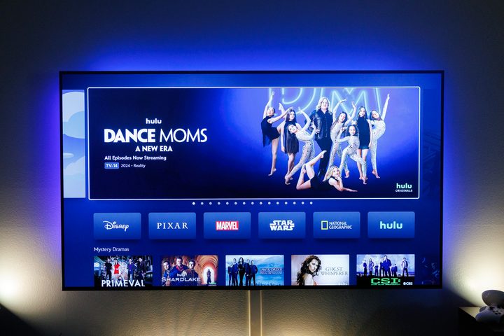 The Disney Plus app on a TV.