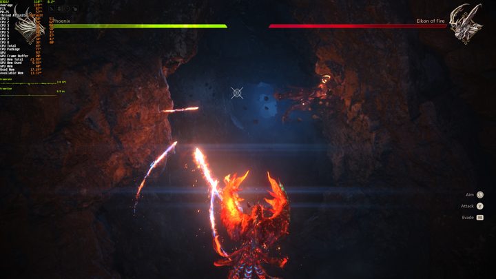 An Eikon battle in Final Fantasy 16.