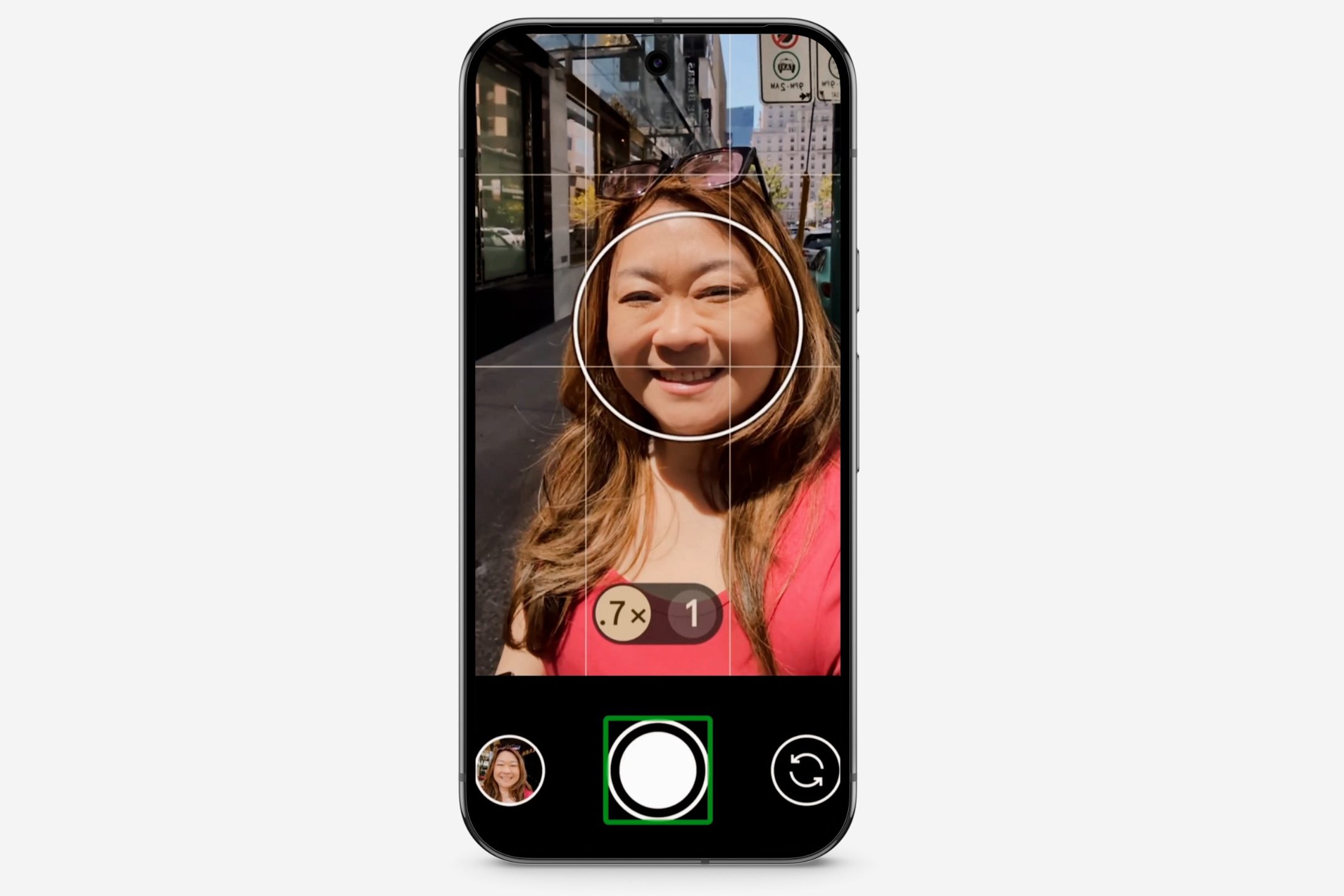 Guided Frame feature from Google.