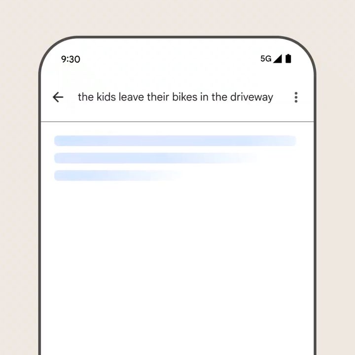 Gemini improving camera activity search results in Google Home.