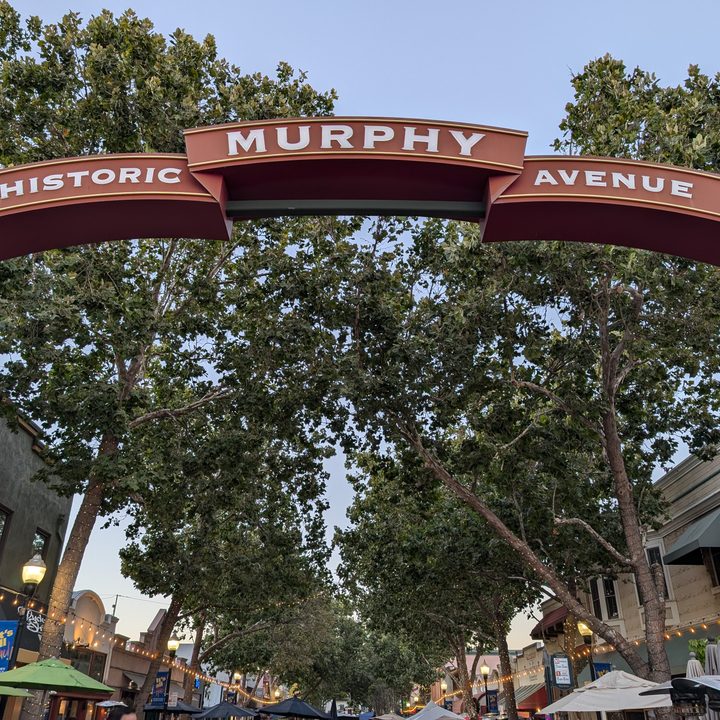 Historic Murphy Avenue sign.