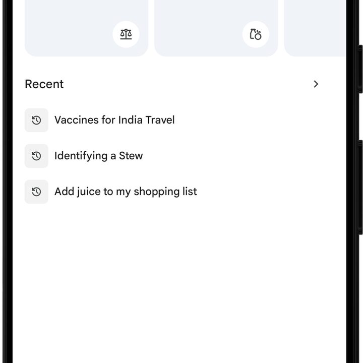 The Google Gemini app.