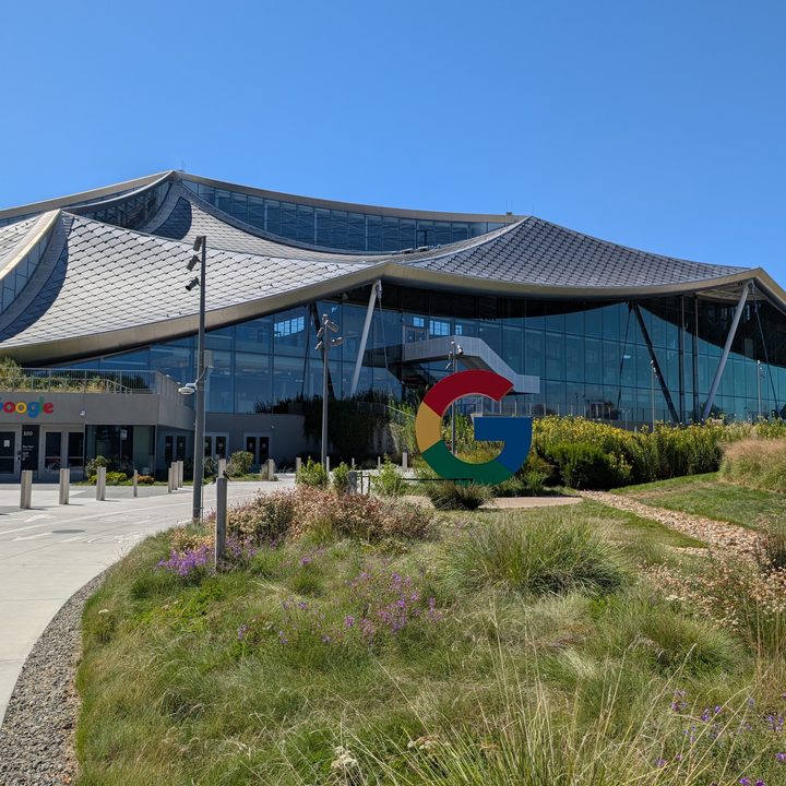 A photo of the Google Bay View campus, taken with the Google Pixel 9 Pro XL.